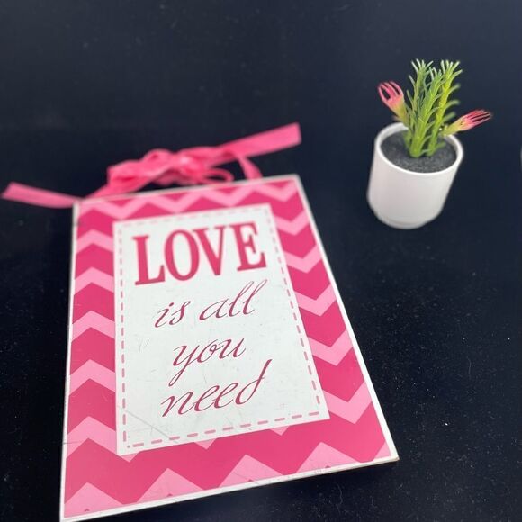 ❤️🥰❤️ Love is All You Need” Wall Hanging Home Decor EPC - Picture 3 of 3